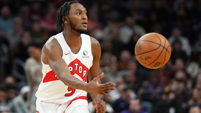 Toronto Raptors guard Immanuel Quickley.